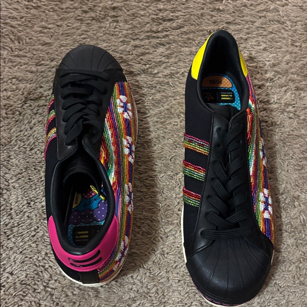 Colorful Striped Sneakers